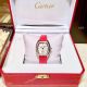 New Copy Cartier Ladies Watch SS Black Leather Band (6)_th.jpg